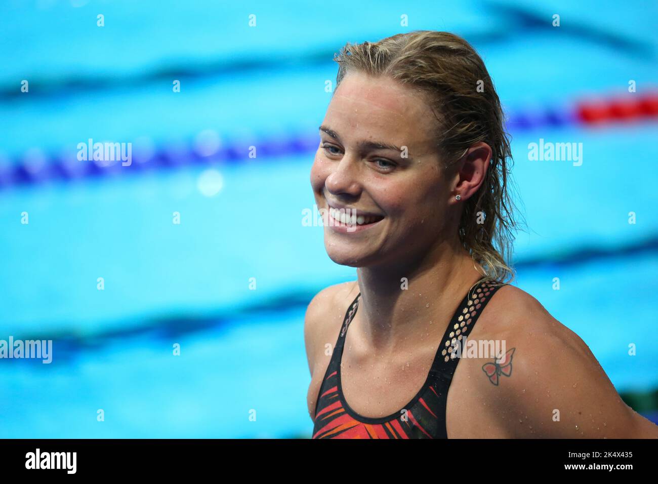 August 1st 2021 Tokyo Japan Pernille Blume Of Denmark Wins The Bronze Medal In The Swimming