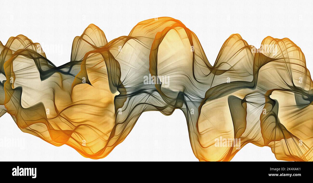 Abstract electrifying lines, smoky fractal pattern, digital ...