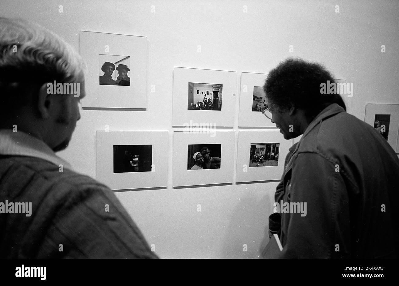 East 100th Street photo exhibition, Bruce Davidson, ICP Stock Photo Alamy