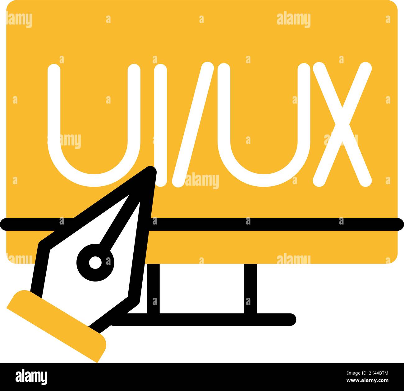 UI UX icon, illustration, vector on a white background. Stock Vector