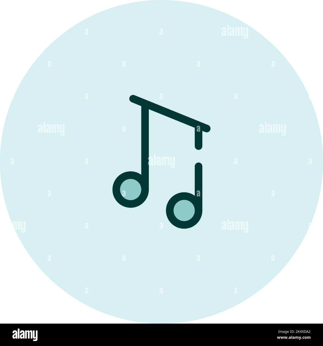 Music icon, illustration, vector on a white background Stock Vector ...