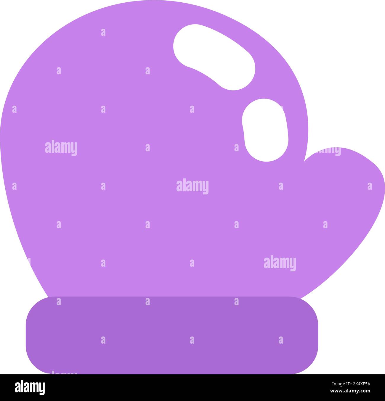 Winter gloves, illustration, vector on a white background Stock Vector