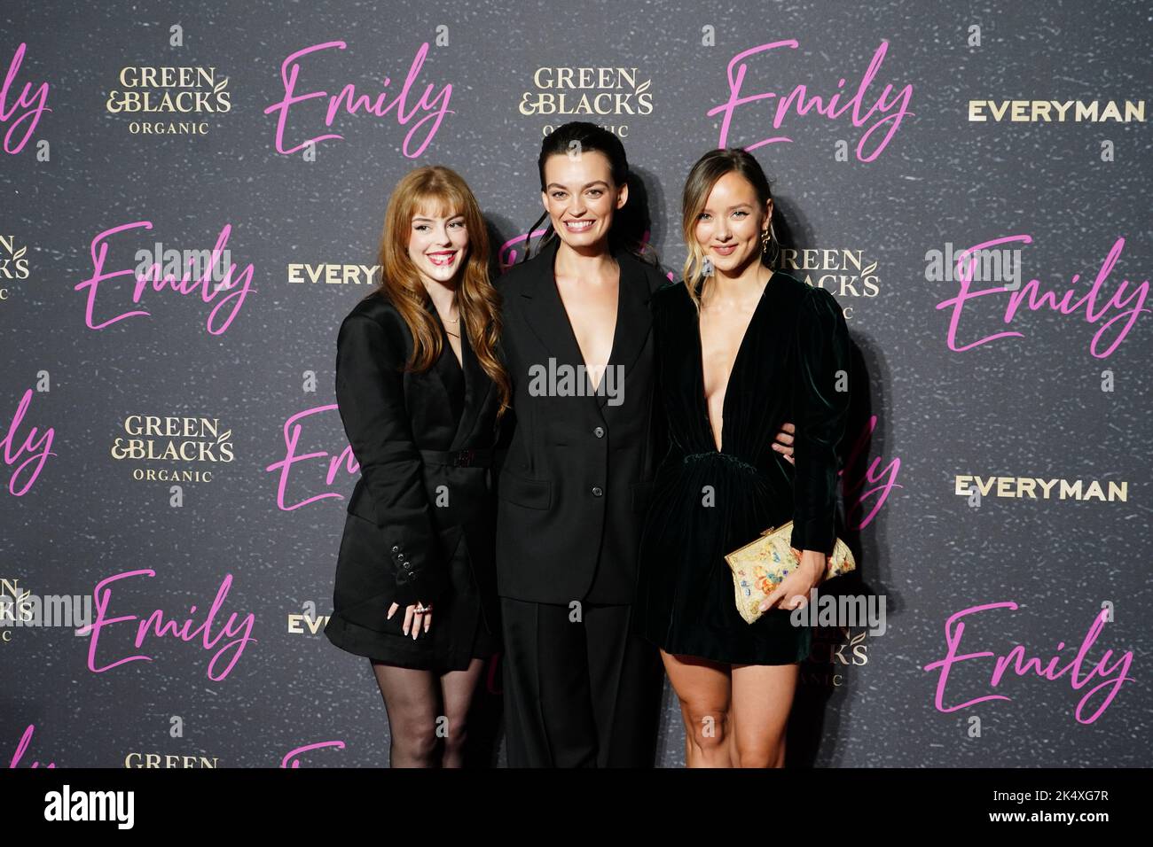 (left to right) Amelia Gething, Emma Mackey and Alexandra Dowling