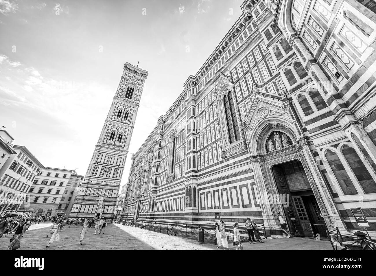 Religious buildings in florence Black and White Stock Photos & Images ...