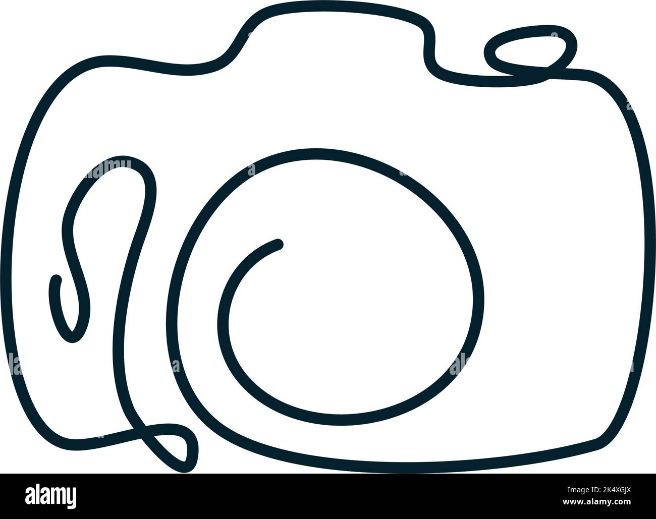 camera line drawn Stock Vector Image & Art - Alamy