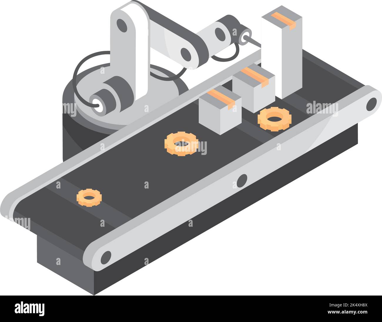 isometric manufacture conveyor Stock Vector Image & Art - Alamy