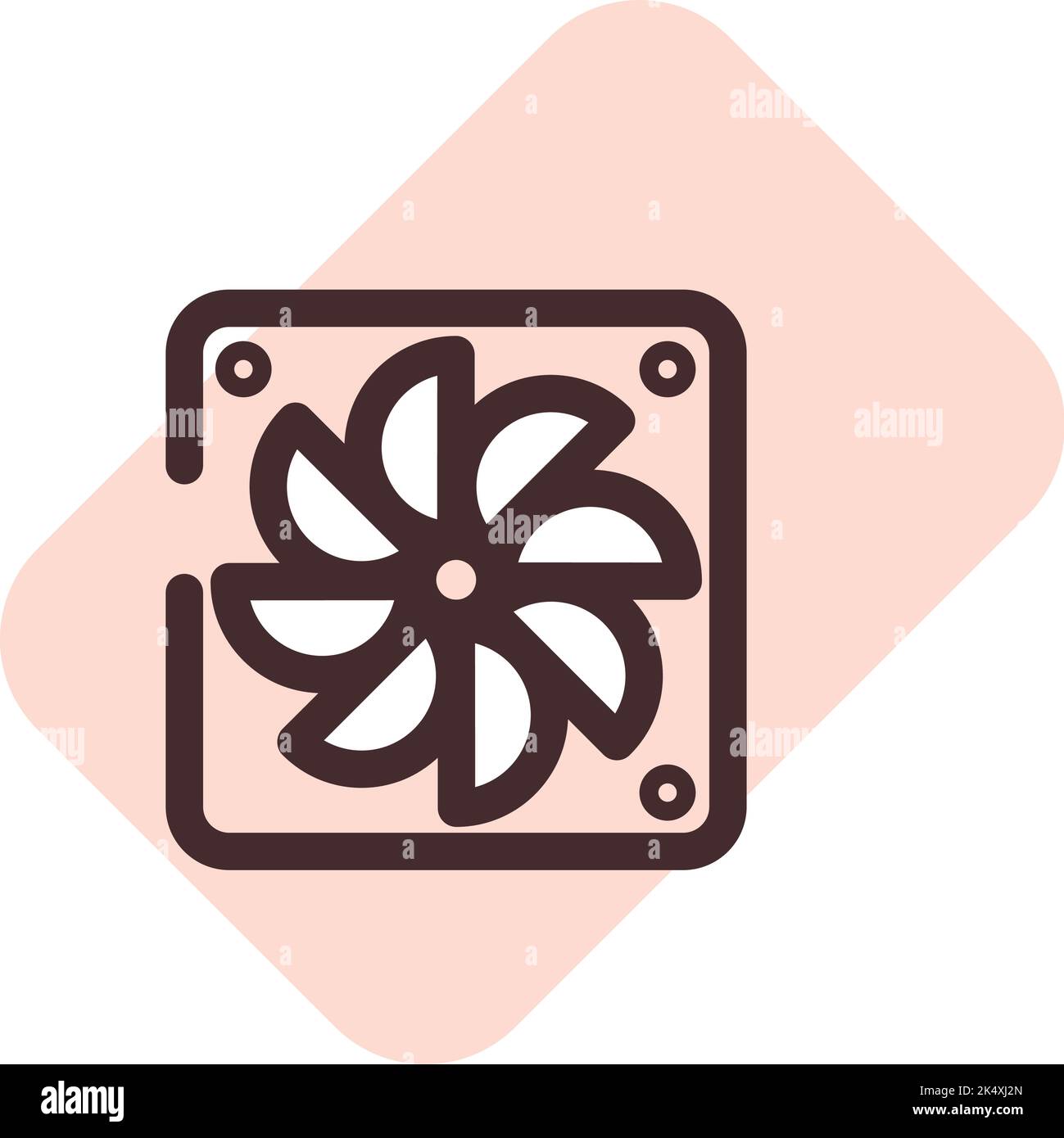 Computer Fan Illustration Vector On A White Background Stock Vector computer-fan-illustration-vector-on-a-white-background-stock-vector