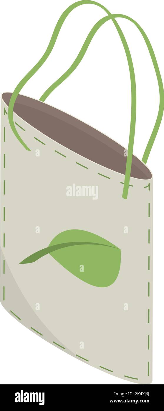 eco shopping bag Stock Vector