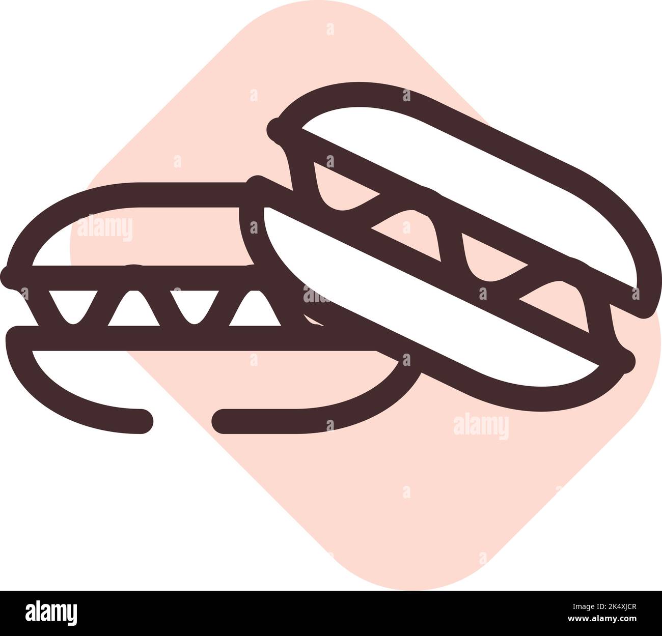 Sweet macaroons, illustration, vector on a white background. Stock Vector