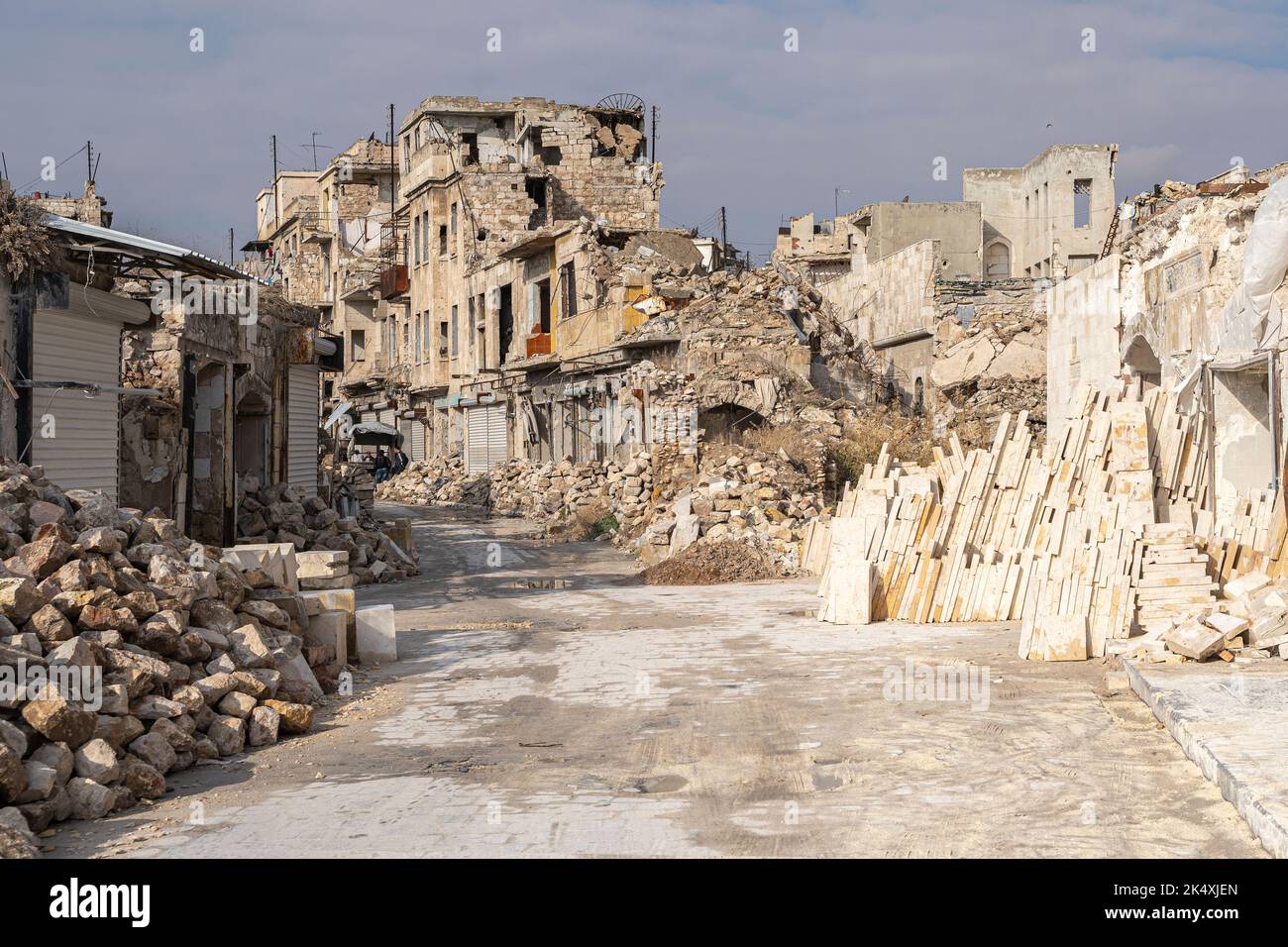 The ruins of Aleppo, Syria Stock Photo Alamy