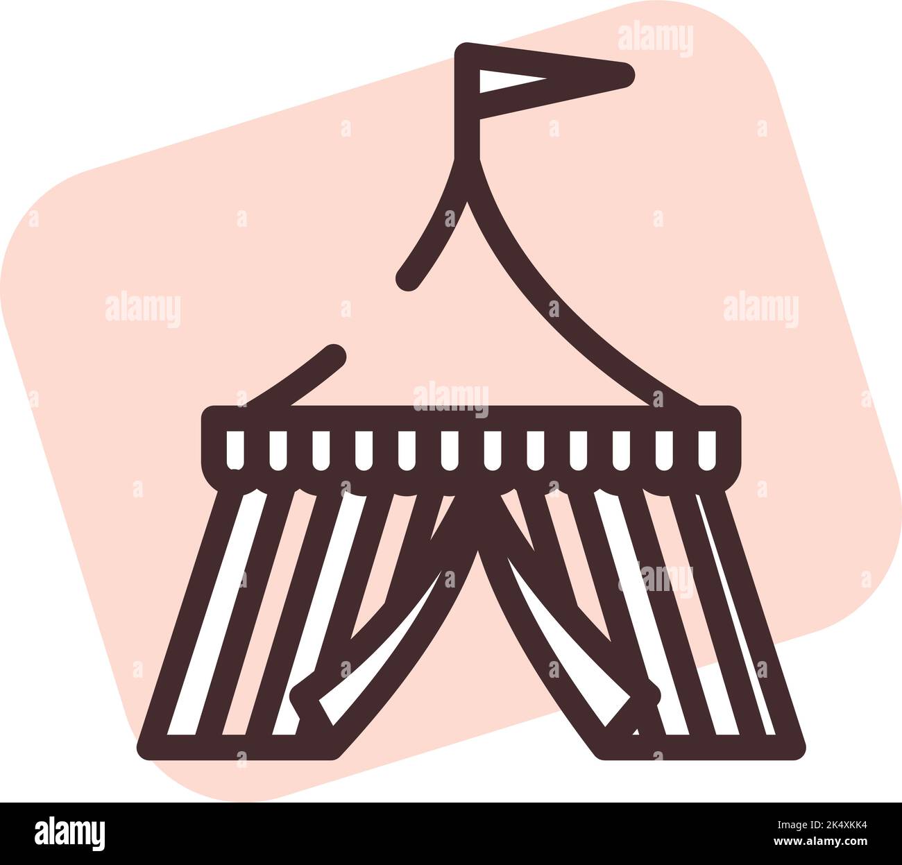 Circus art, illustration, vector on a white background Stock Vector ...