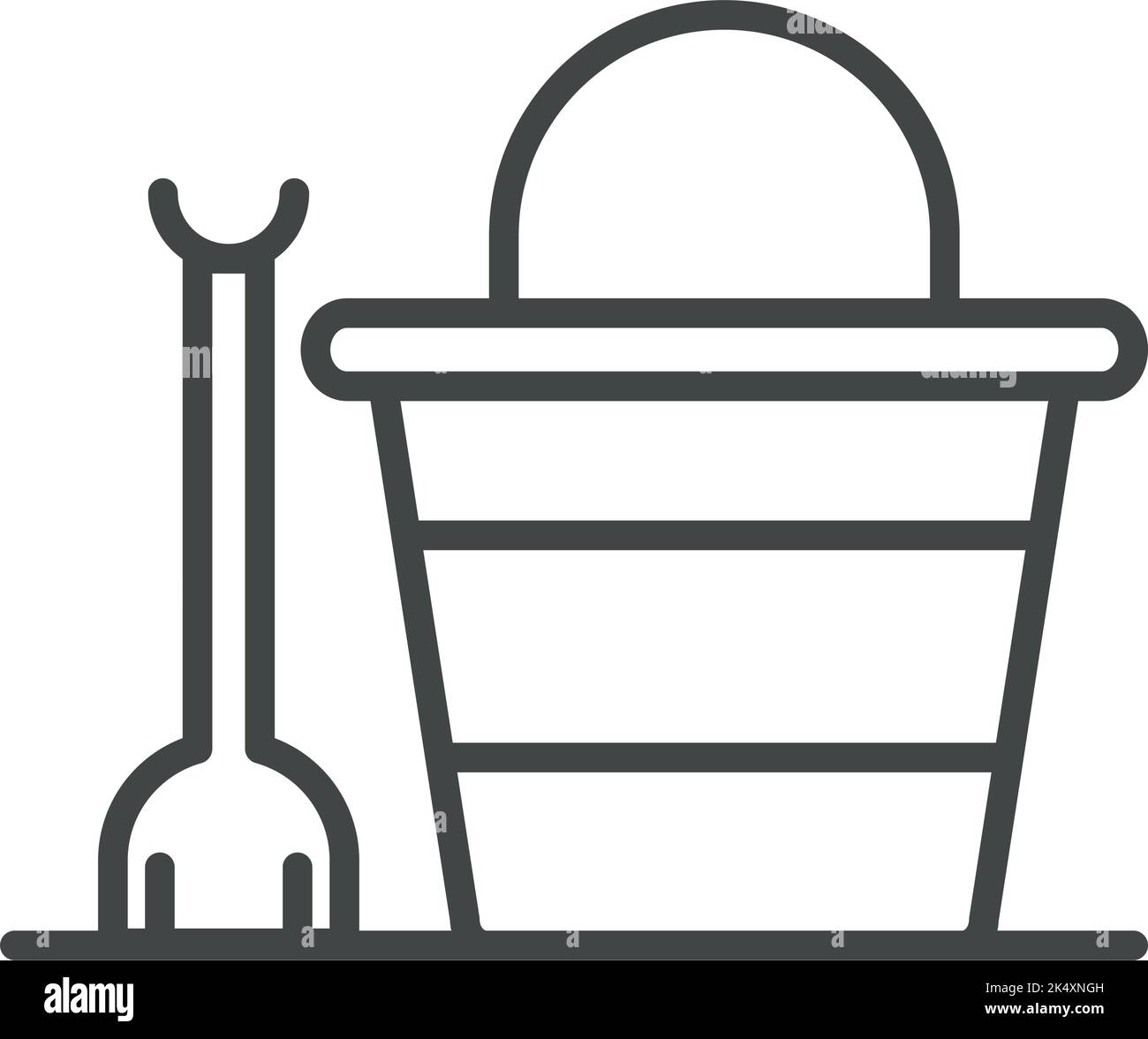 bucket and shovel Stock Vector Image & Art Alamy