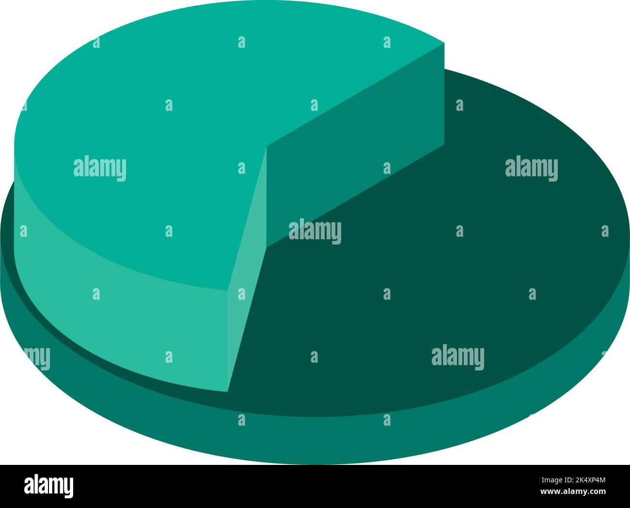 isometric graph pie statistic Stock Vector Image & Art - Alamy