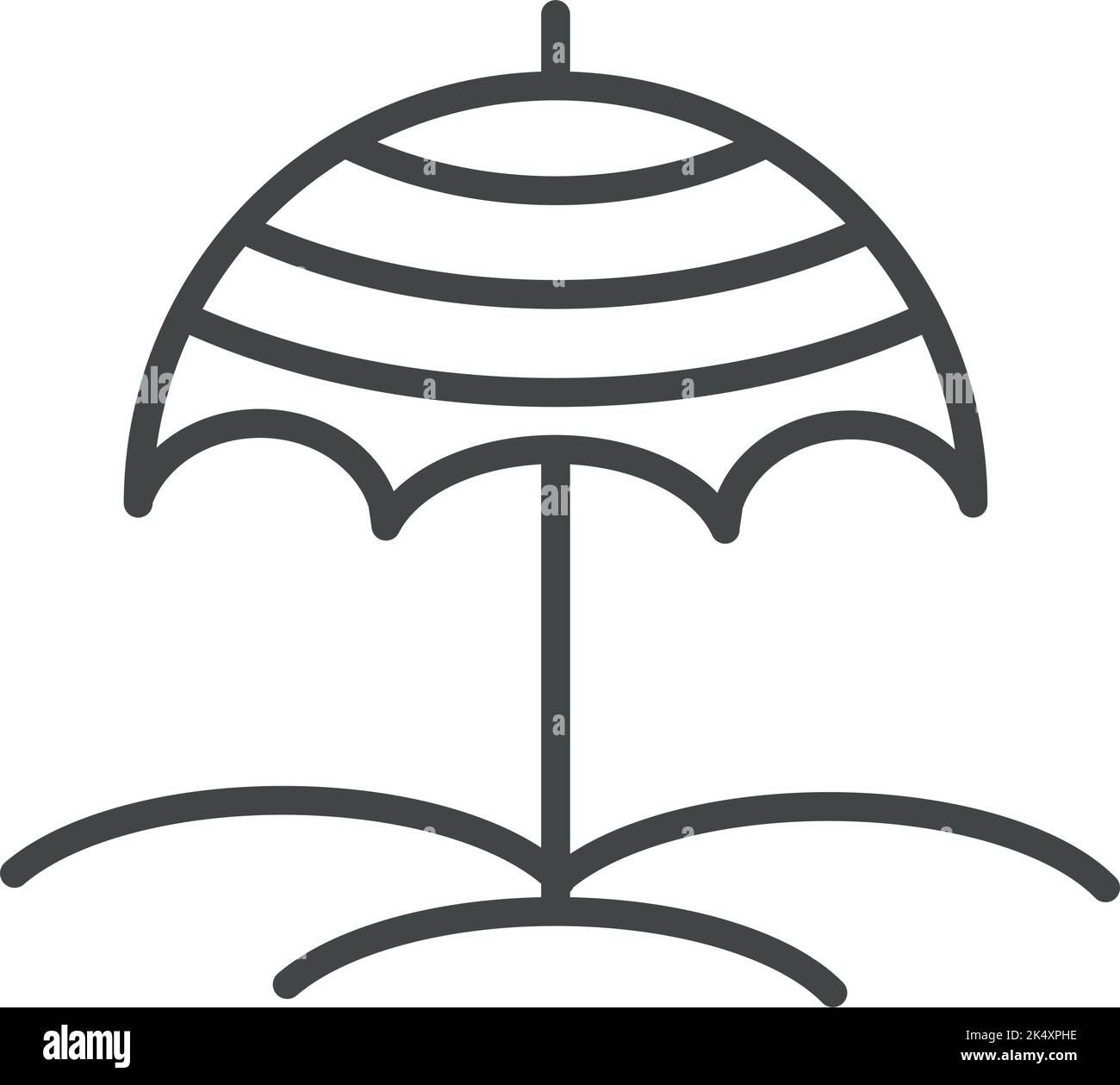 umbrella in beach sand Stock Vector Image & Art Alamy