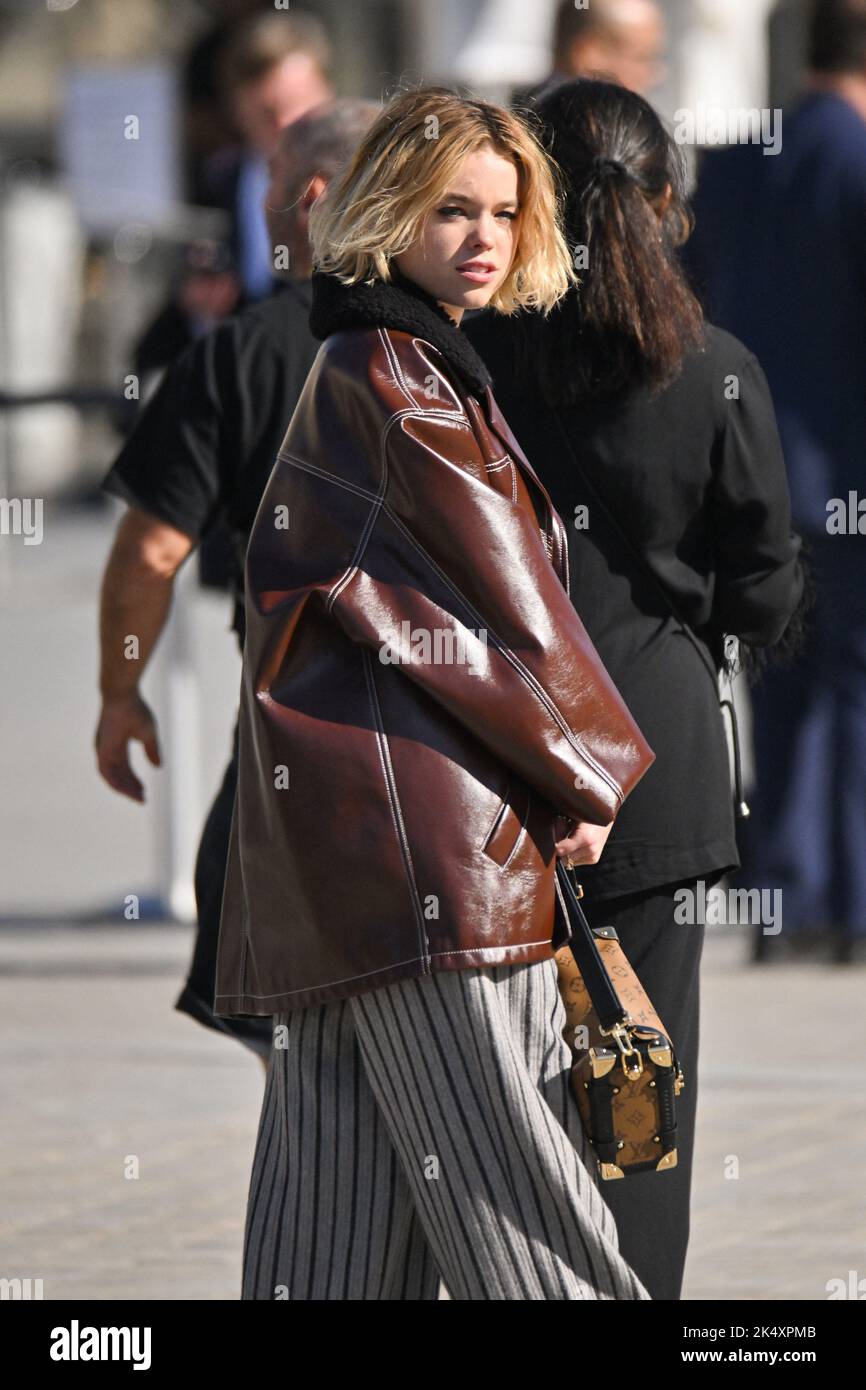Paris, France. 04th Oct, 2022. Milly Alcock attends the Louis Vuitton