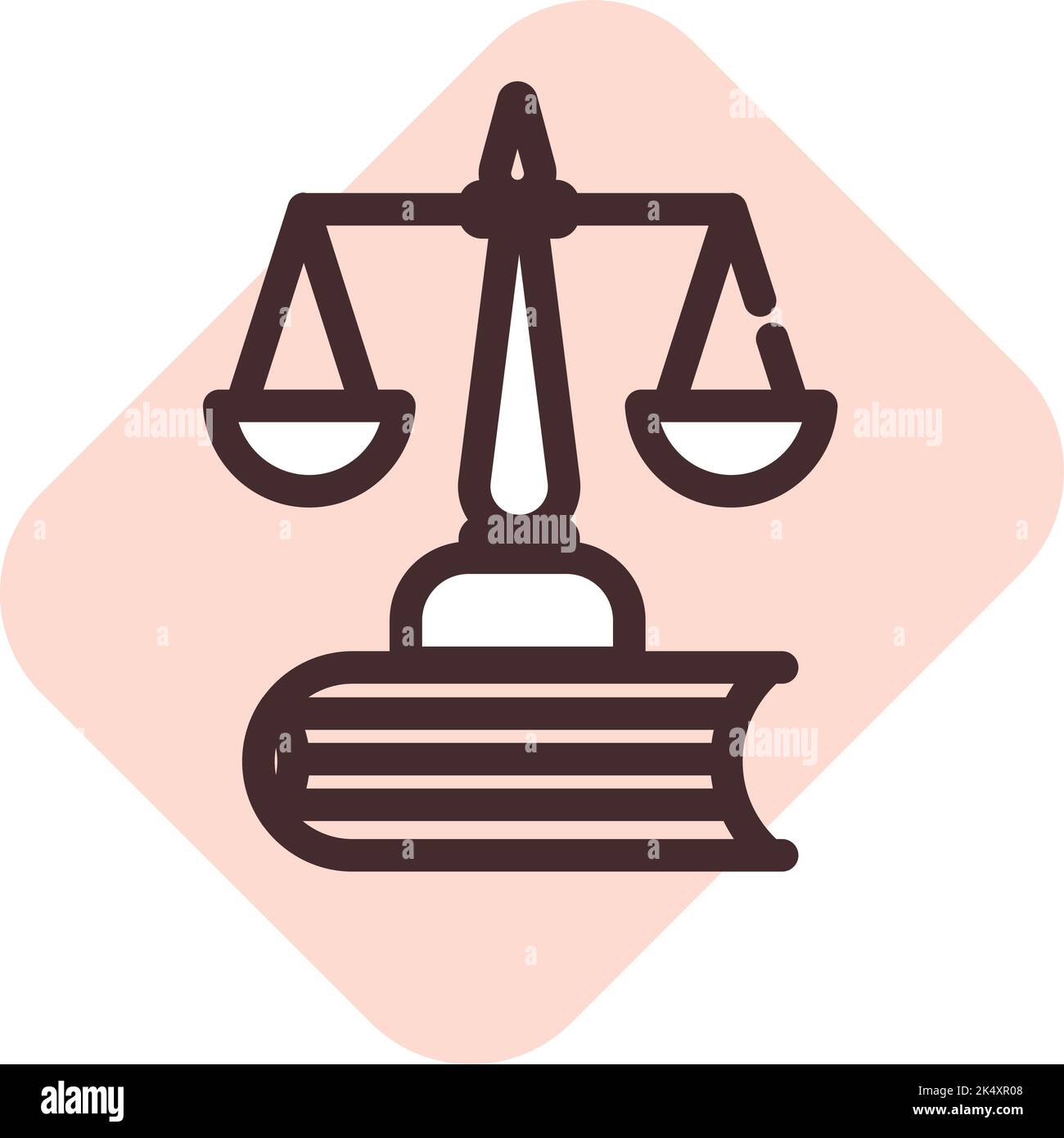 Law codes, illustration, vector on a white background Stock Vector