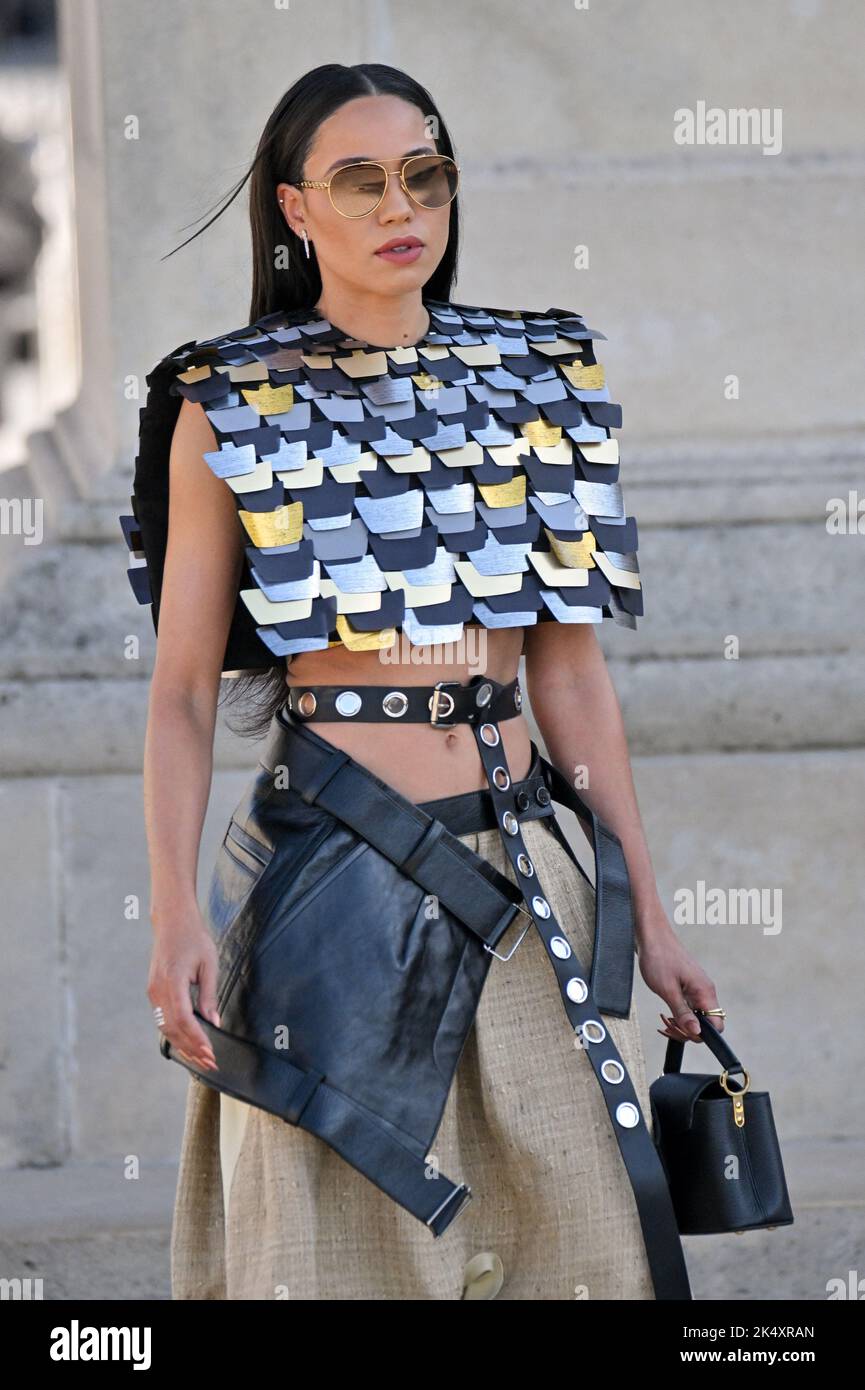 Paris, France. 04th Oct, 2022. Jurnee Smollett attends the Louis