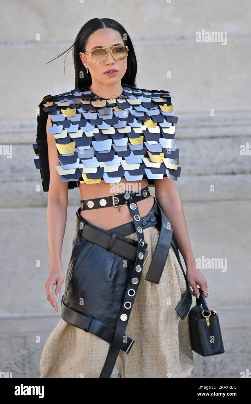 Paris, France. 04th Oct, 2022. Jurnee Smollett attends the Louis