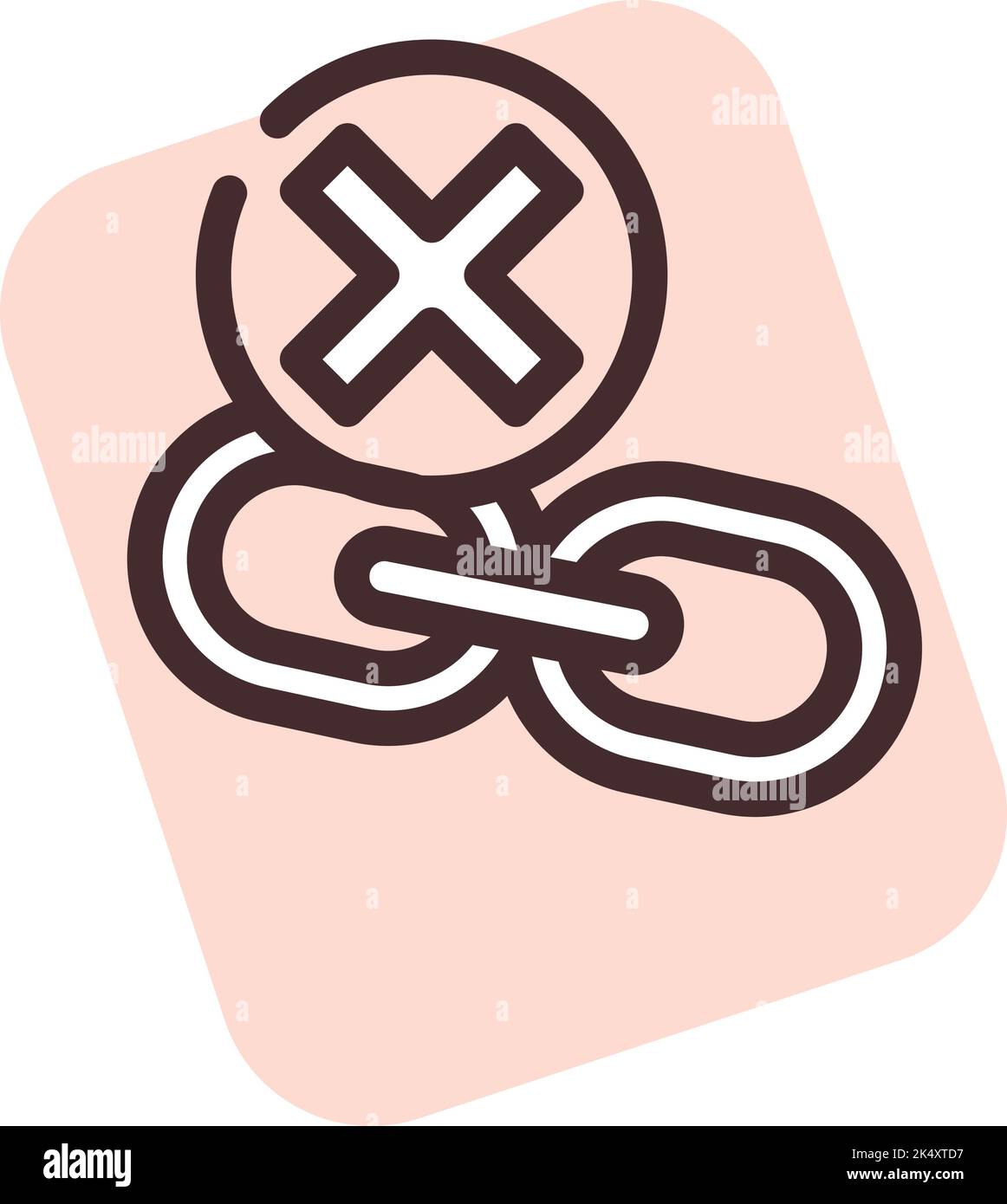 Marketing add link illustration vector on a white background stock