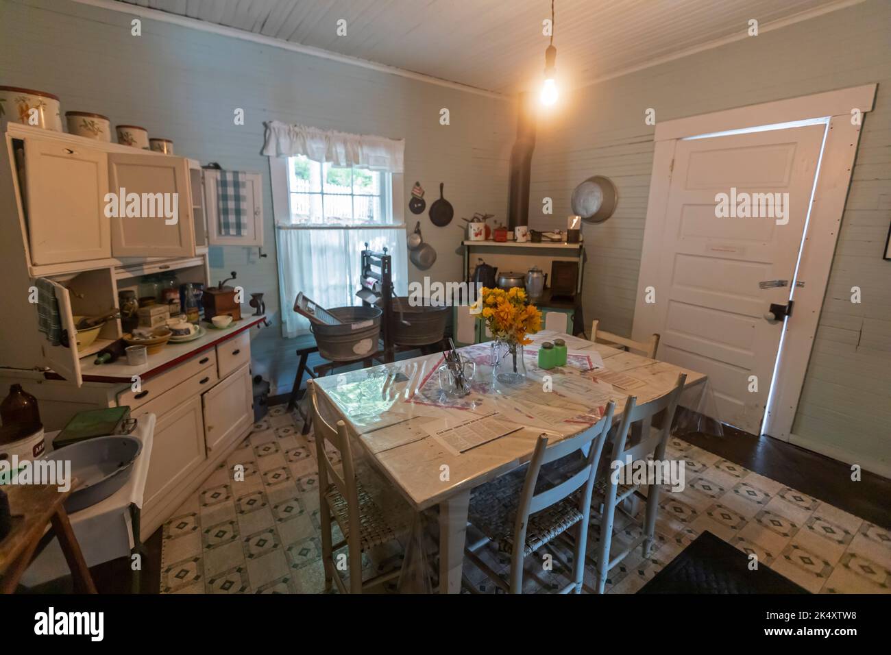 Beckley, West Virginia Historic buildings are on display in the Coal