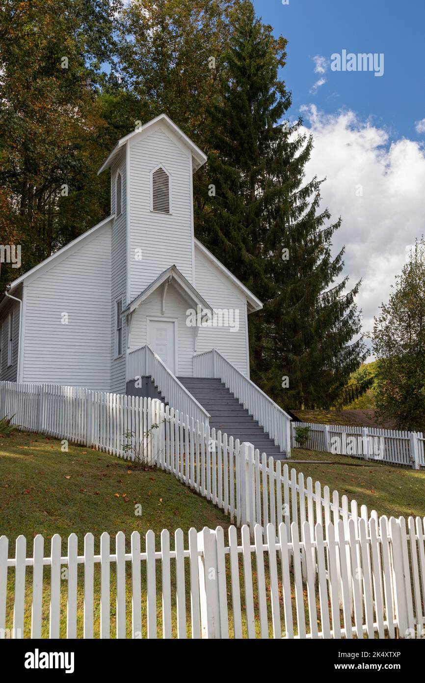 Beckley, West Virginia Historic buildings are on display in the Coal