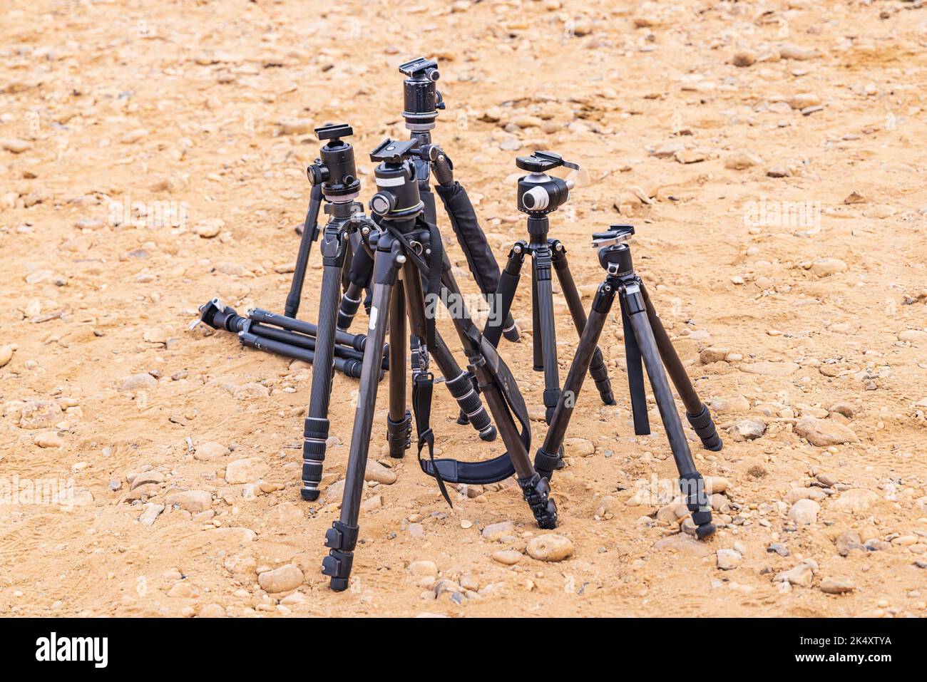 Giza, Cairo, Egypt. Camera tripods in Giza, Egypt Stock Photo Alamy
