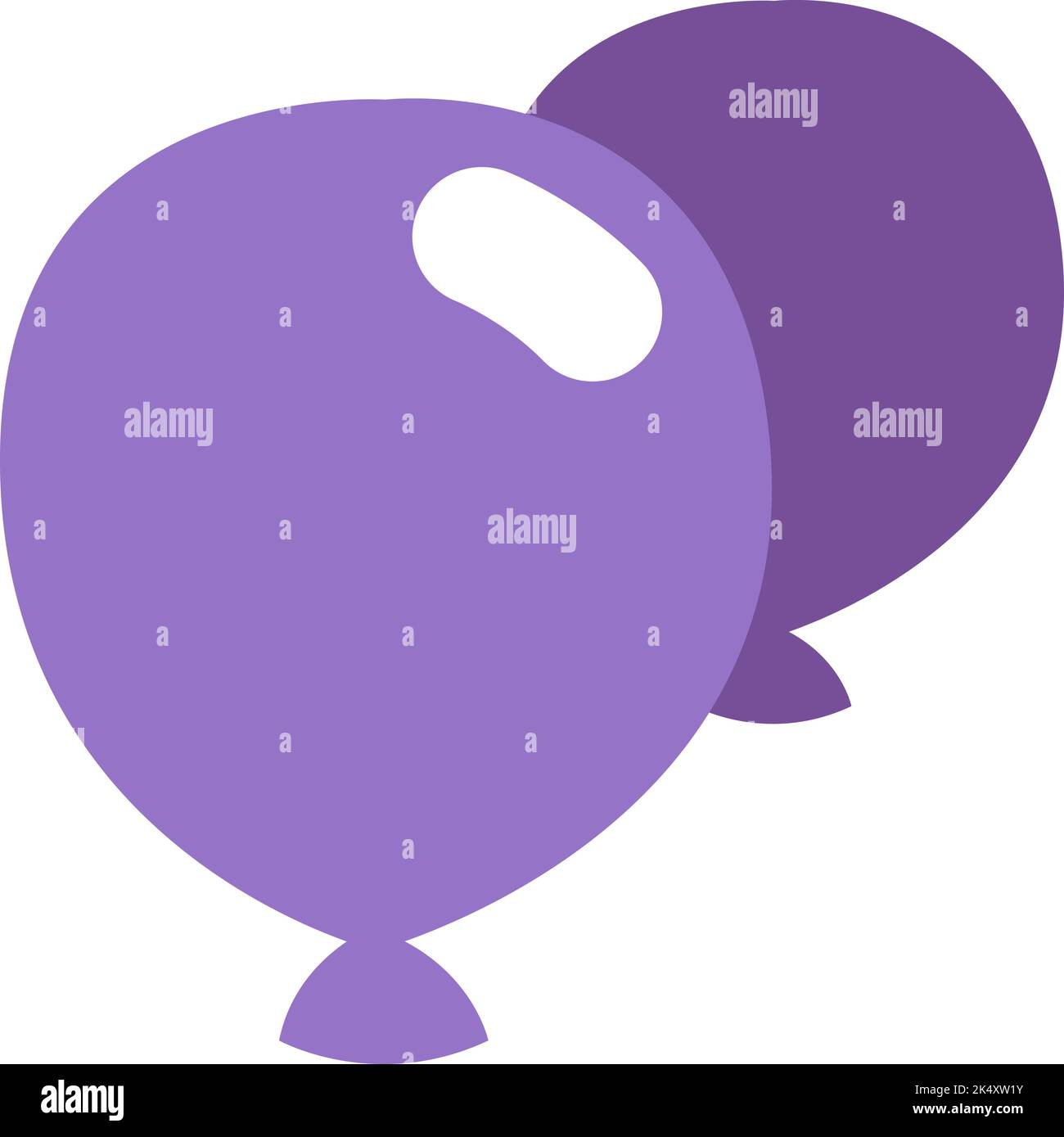 Kindergarten balloons, illustration, vector on a white background. Stock Vector