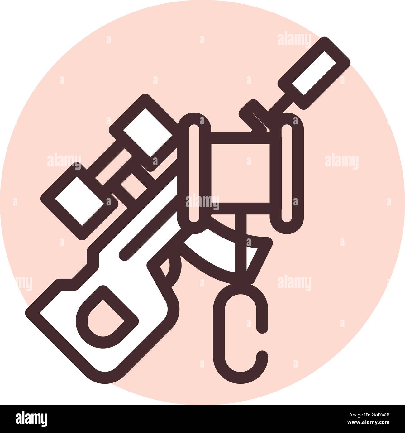 Cold weapon laws, illustration, vector on a white background. Stock Vector