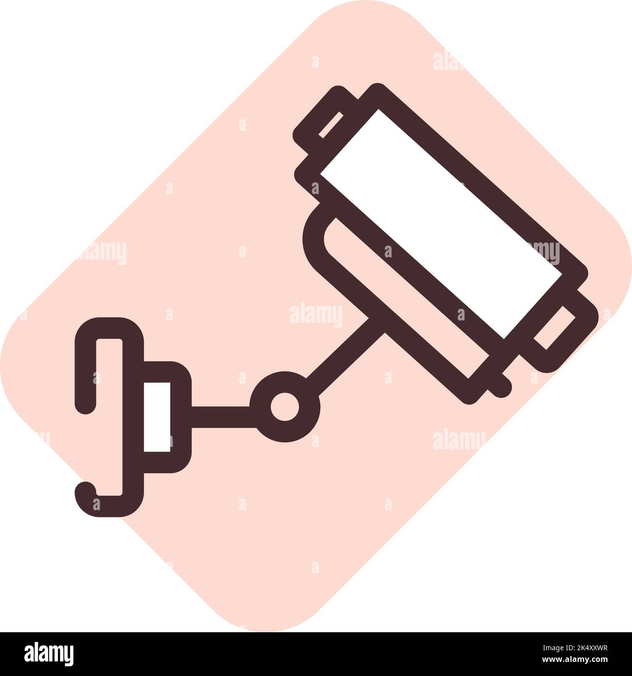 Shopping mall security, illustration, vector on a white background ...