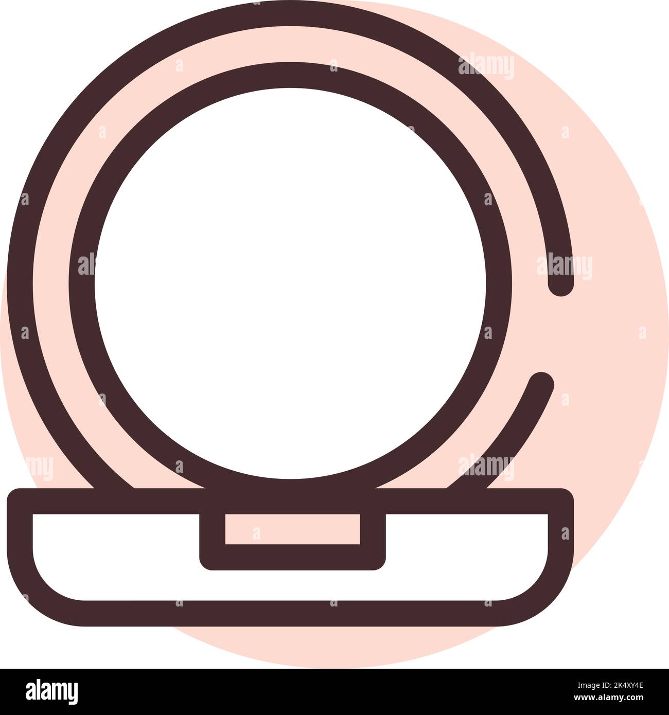 Shopping mall cosmetics, illustration, vector on a white background. Stock Vector