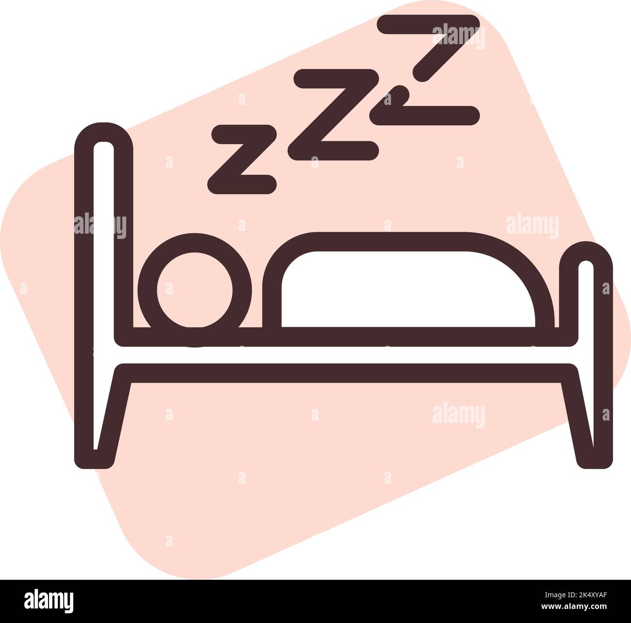 Sleep man sleeping in Stock Vector Images - Alamy