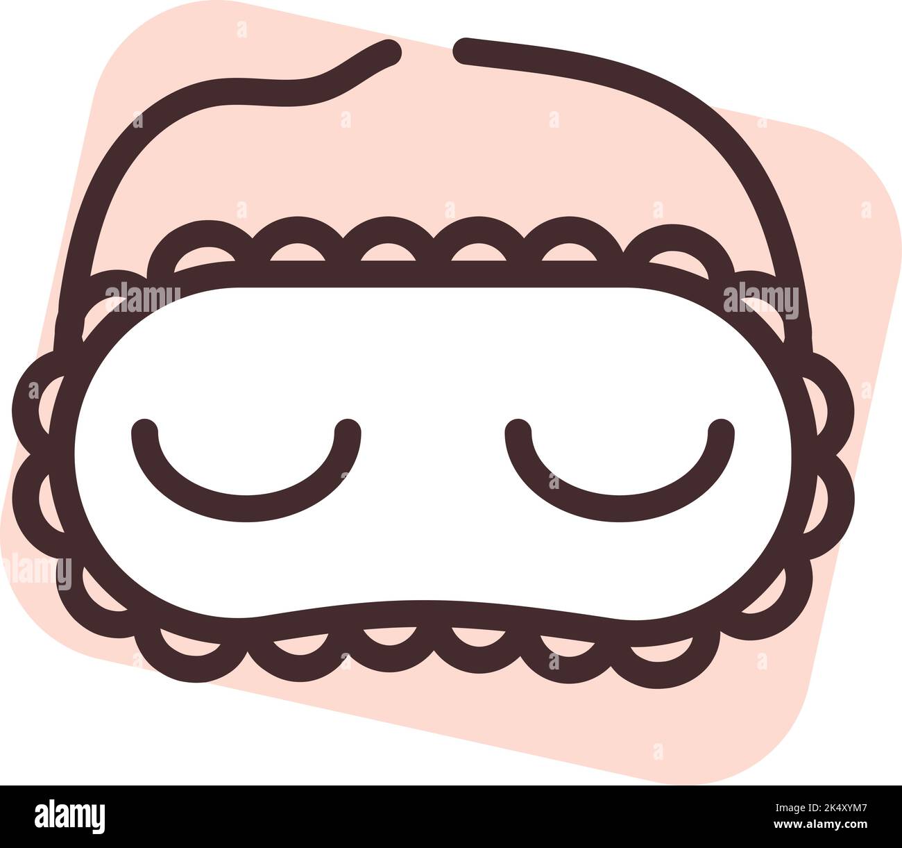 Cartoon sleeping mask Stock Vector Images - Alamy