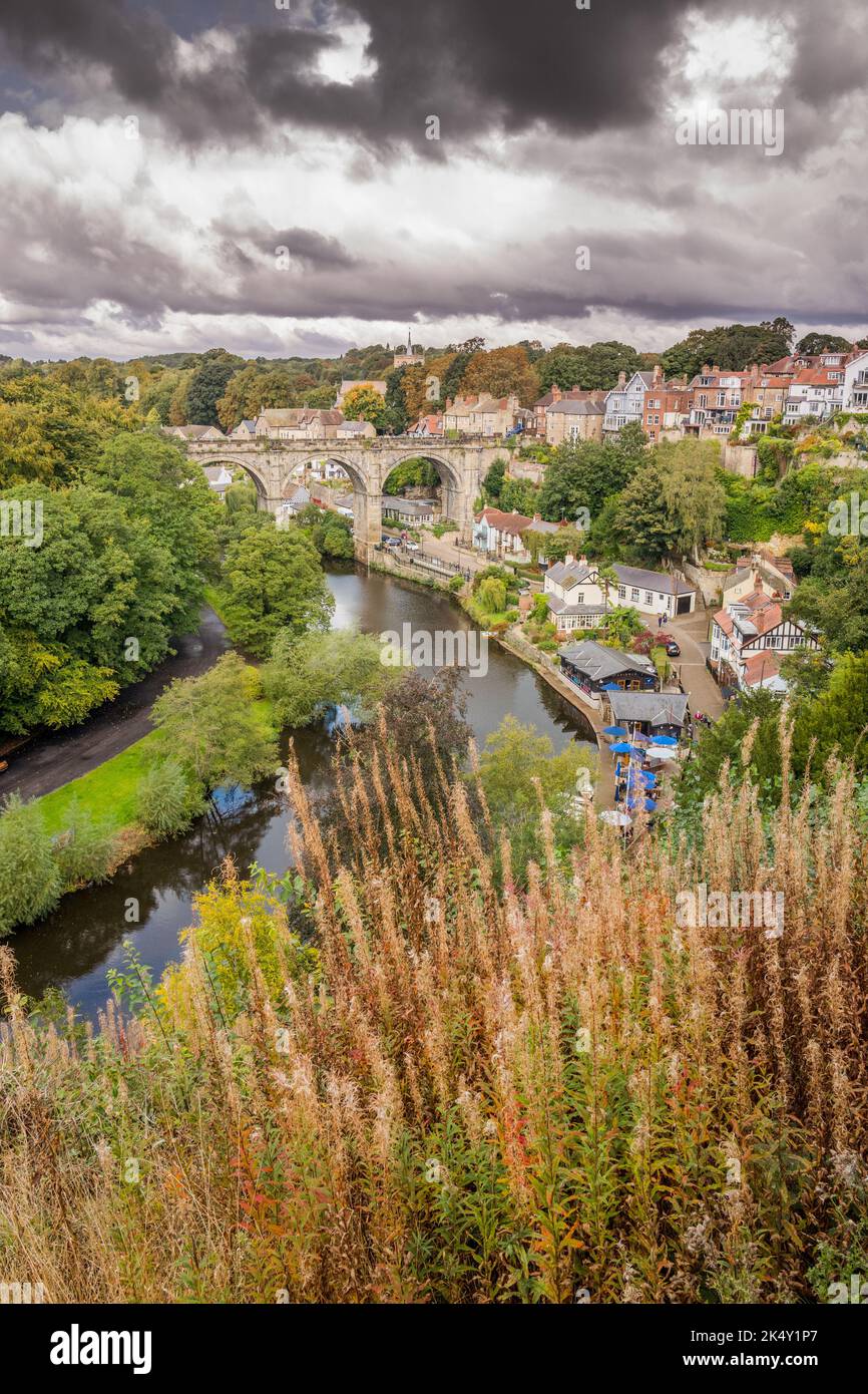 Knaresborough Viaduct in the North Yorkshire town of Knaresborough