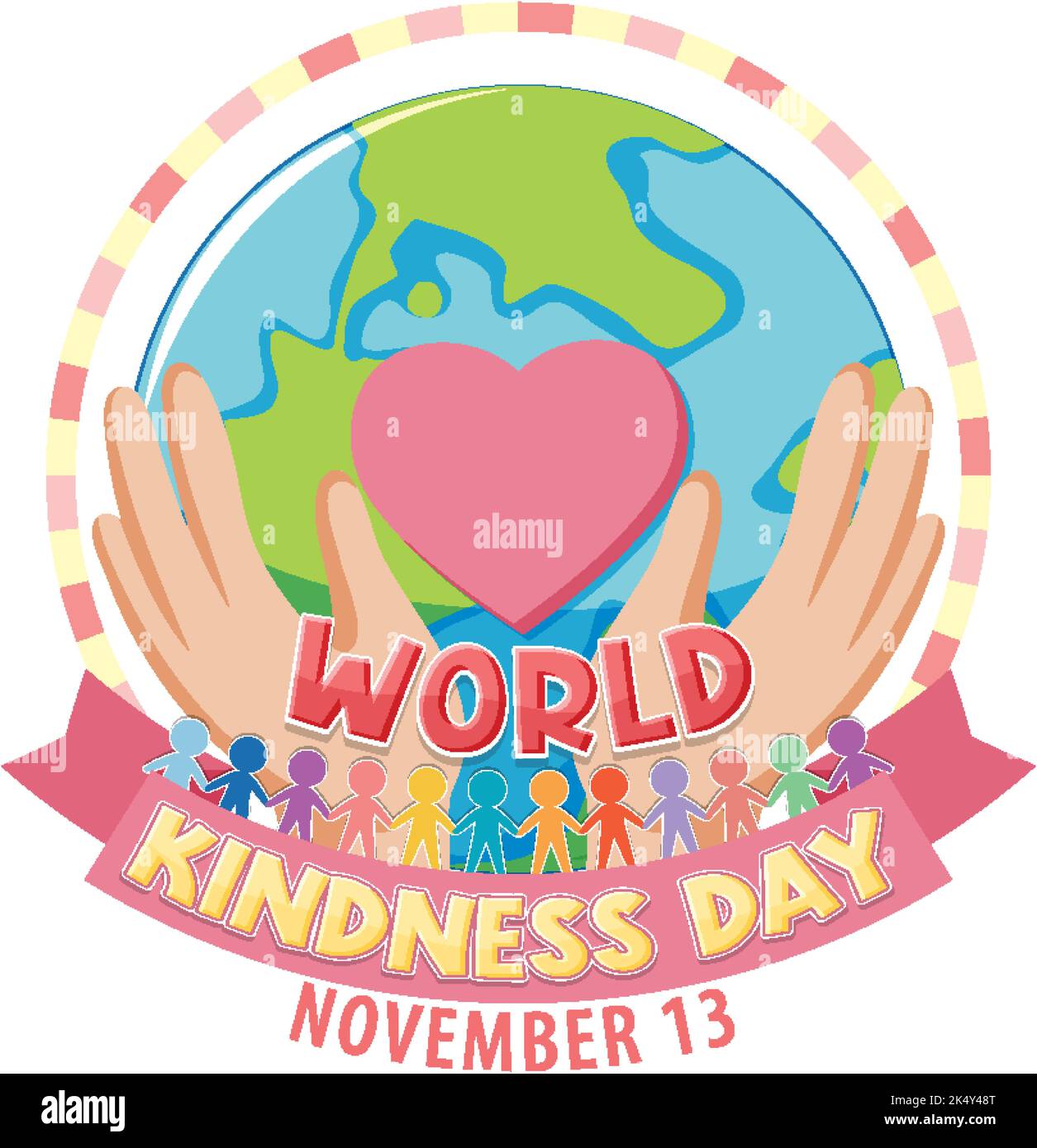 World Kindness Day Logo Concept illustration Stock Vector Image & Art Alamy