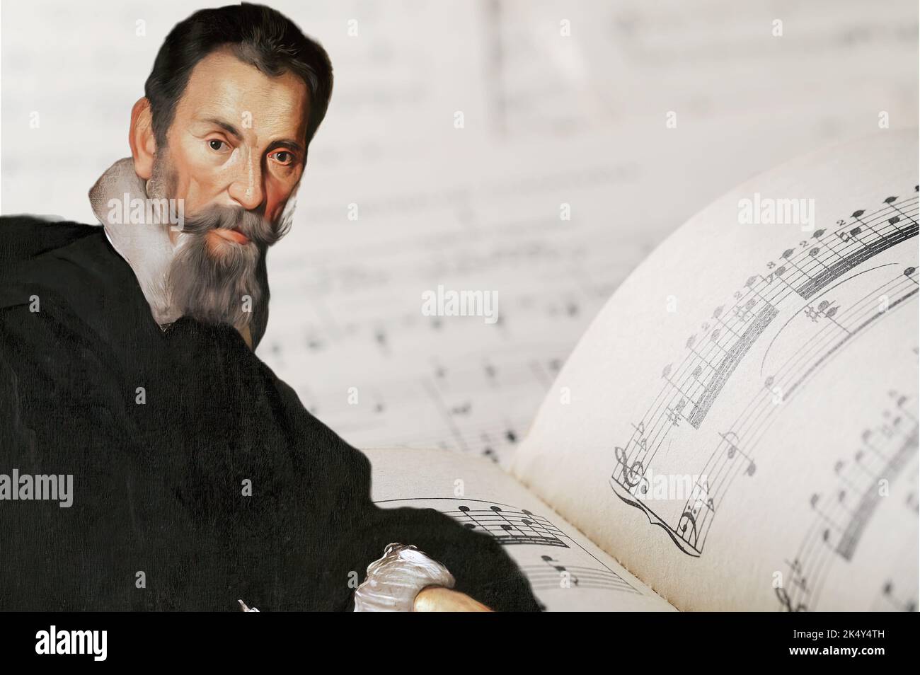 Claudio Monteverdi Stock Photo