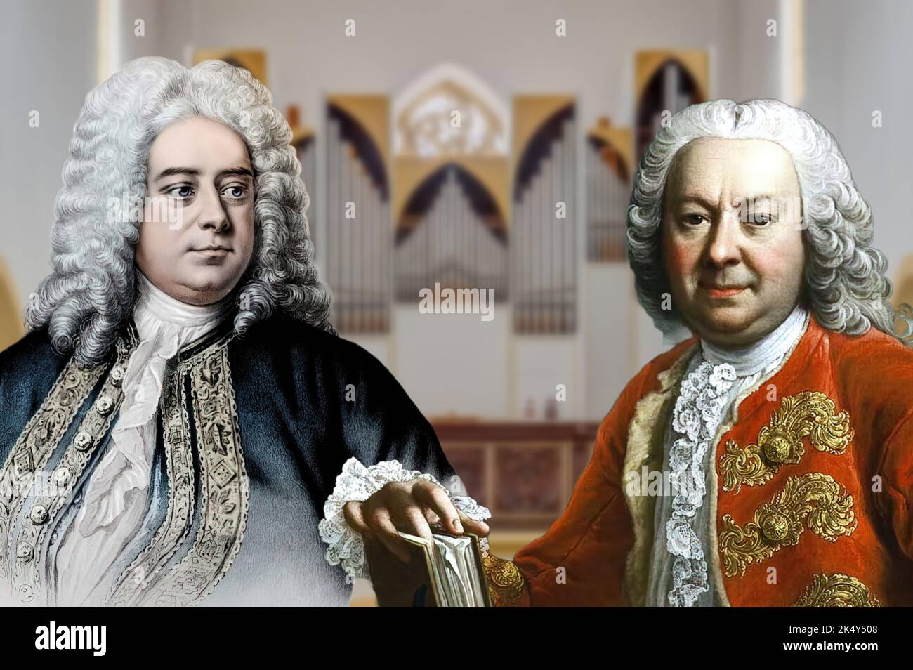 George Frideric Handel Stock Photo