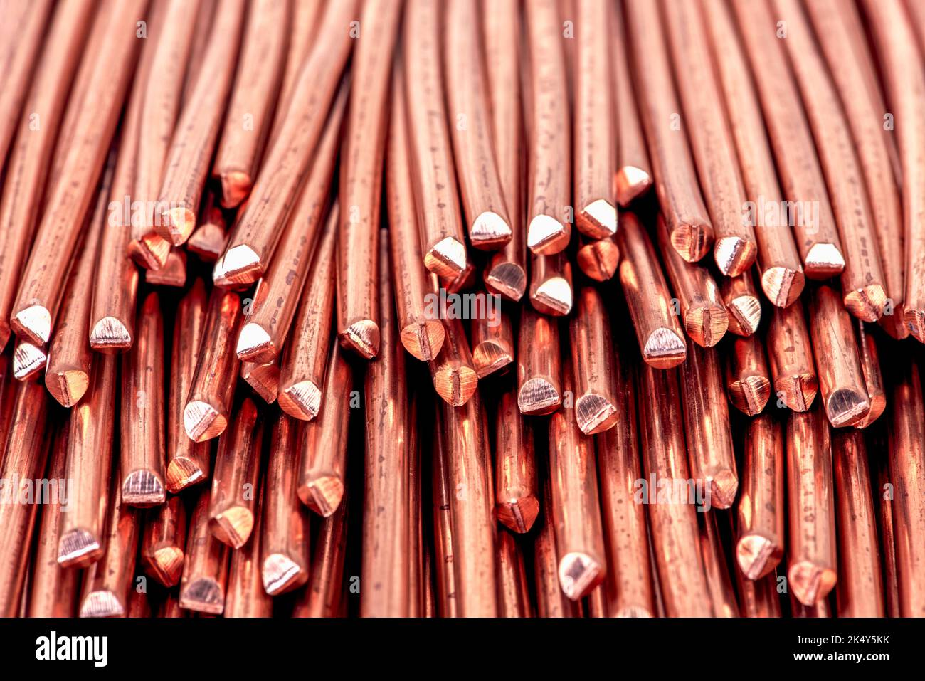 Copper Wire Raw Materials and Metals Industry Stock Photo Alamy