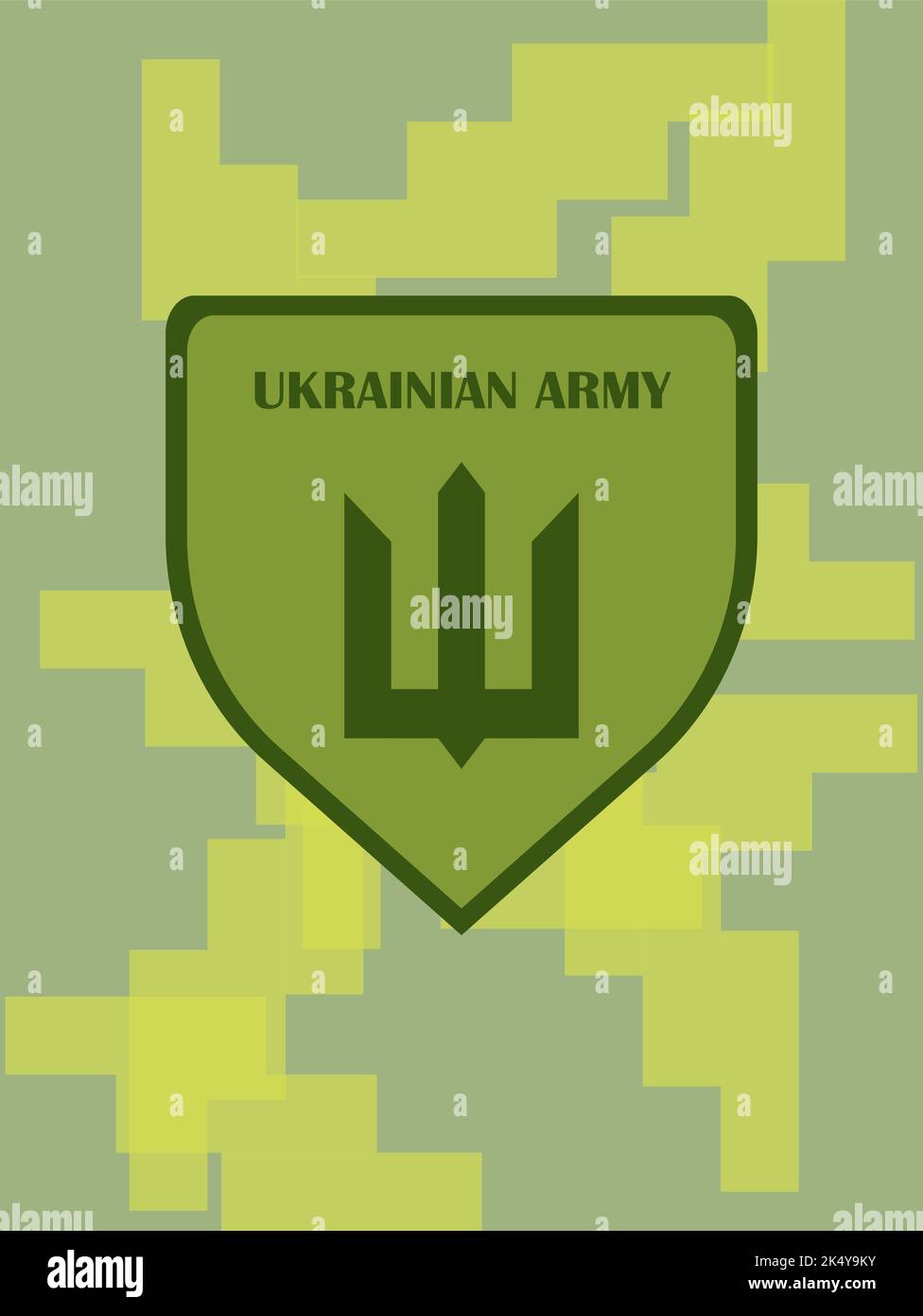 Ukraine army patch Stock Vector Images - Alamy