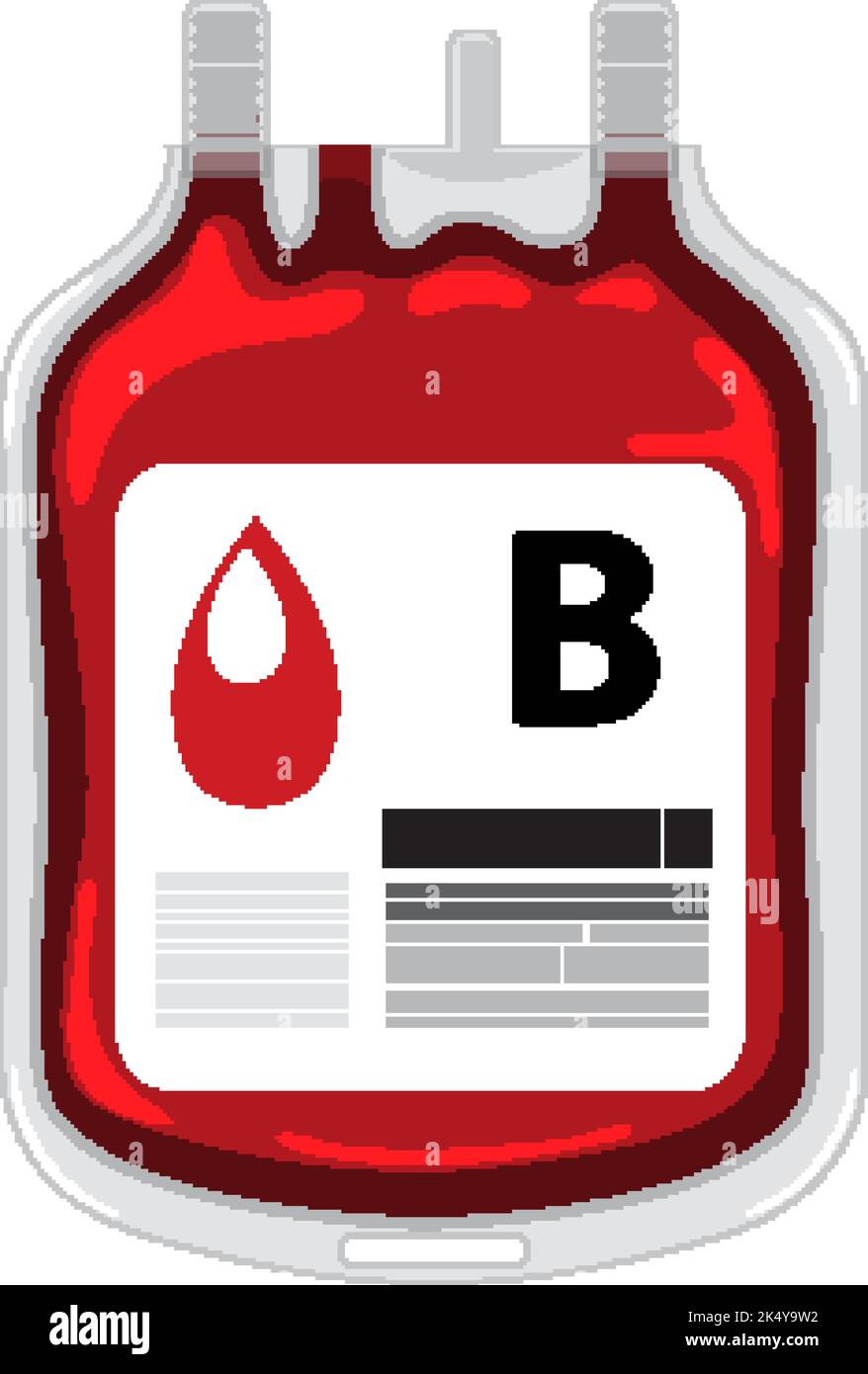 A B type blood bag illustration Stock Vector Image & Art Alamy