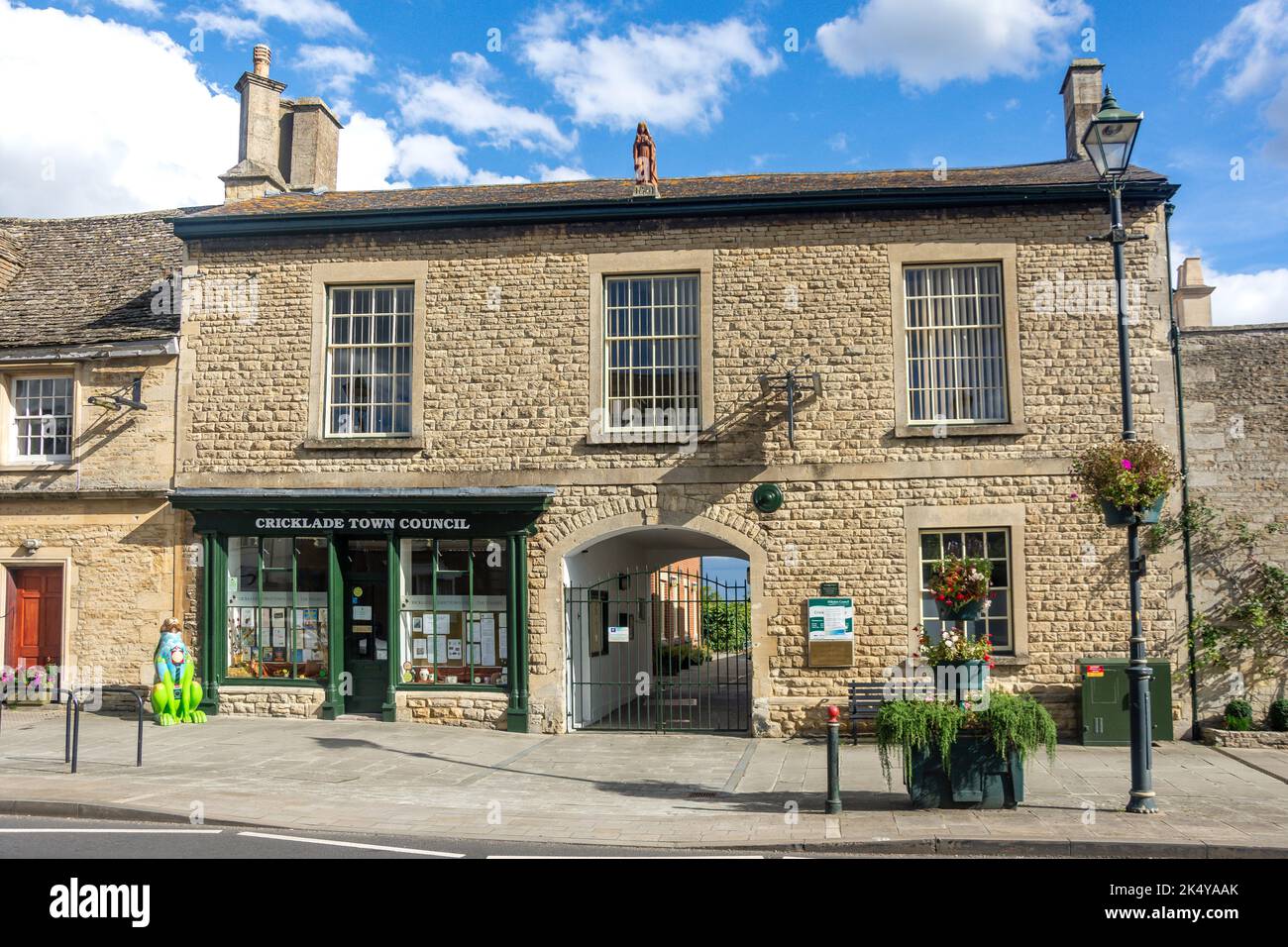 Cricklade Town Council, High Street, Cricklade, Wiltshire, England, United Kingdom Stock Photo