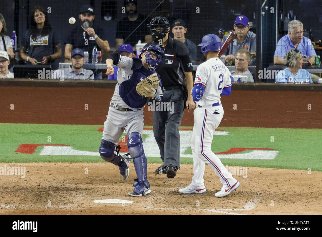 Dallas, United States. 04th Oct, 2022. New York Yankees catcher Kyle