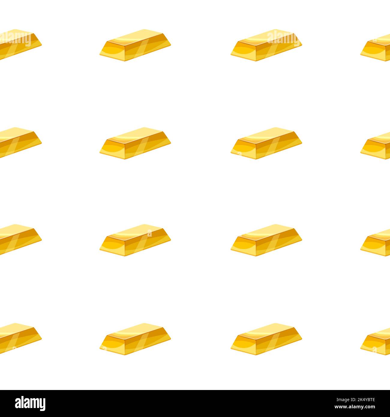 Gold bar seamless pattern, bullions golden treasury luxury rich Stock ...