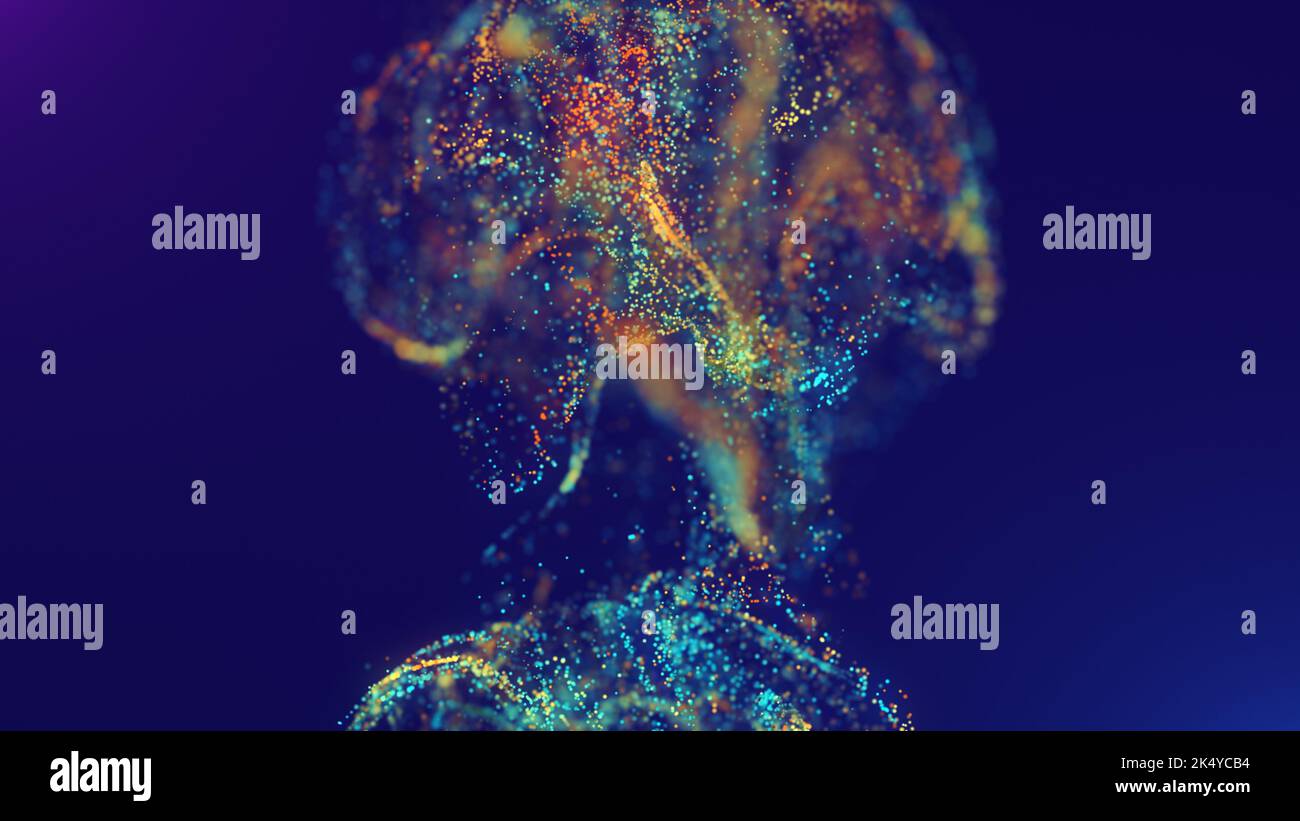 Particle Dynamic Background Dynamic digital animation colorful particle hi-res stock photography ...