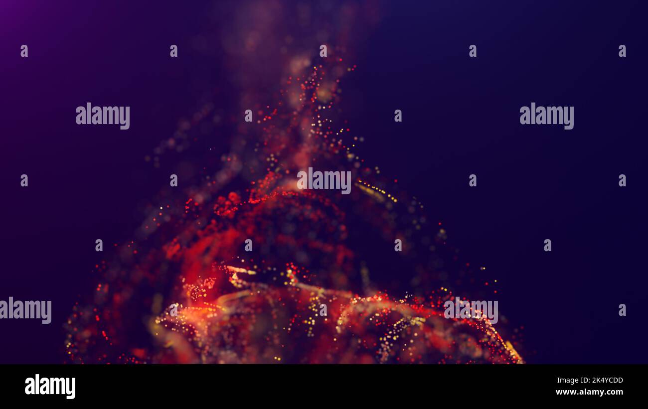 Particle Dynamic Background Dynamic digital animation colorful particle hi-res stock photography ...