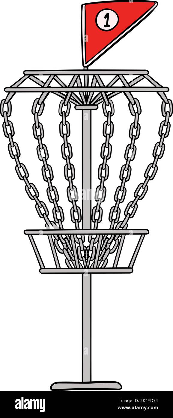 Disc Golf Basket Clip Art