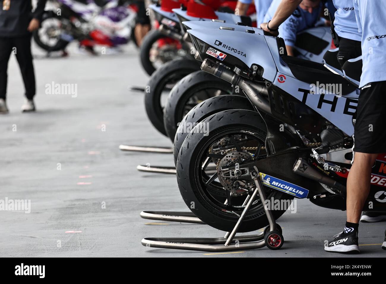 Motogp bike in pit lane hi-res stock photography and images - Alamy