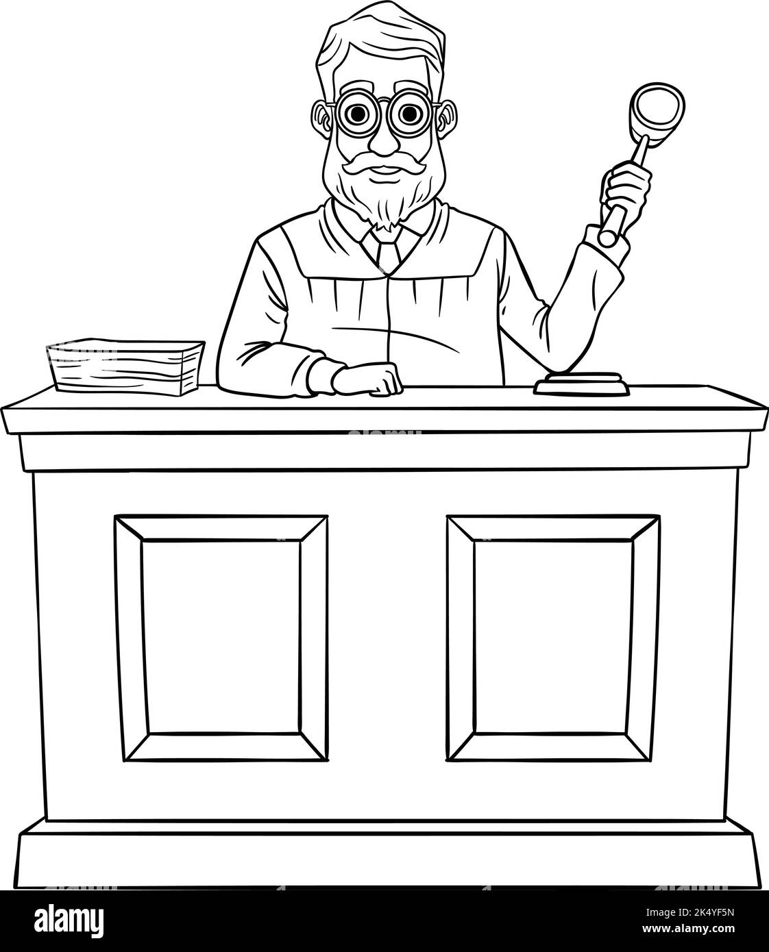 Judge Clipart Black And White