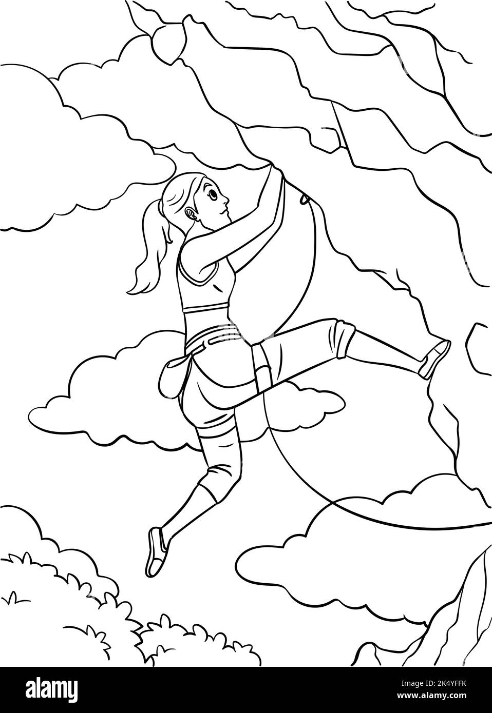 mountain climber coloring pages