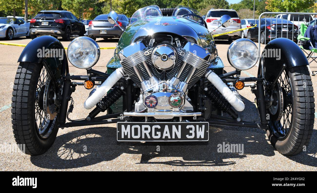 Morgan 3W three-wheel car. Stock Photo