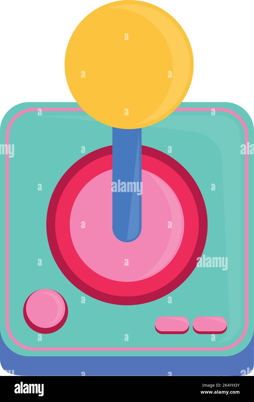 retro game joystick control Stock Vector Image & Art - Alamy